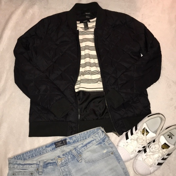 Forever 21 Jackets & Blazers - Forever 21 blacker bomber jacket